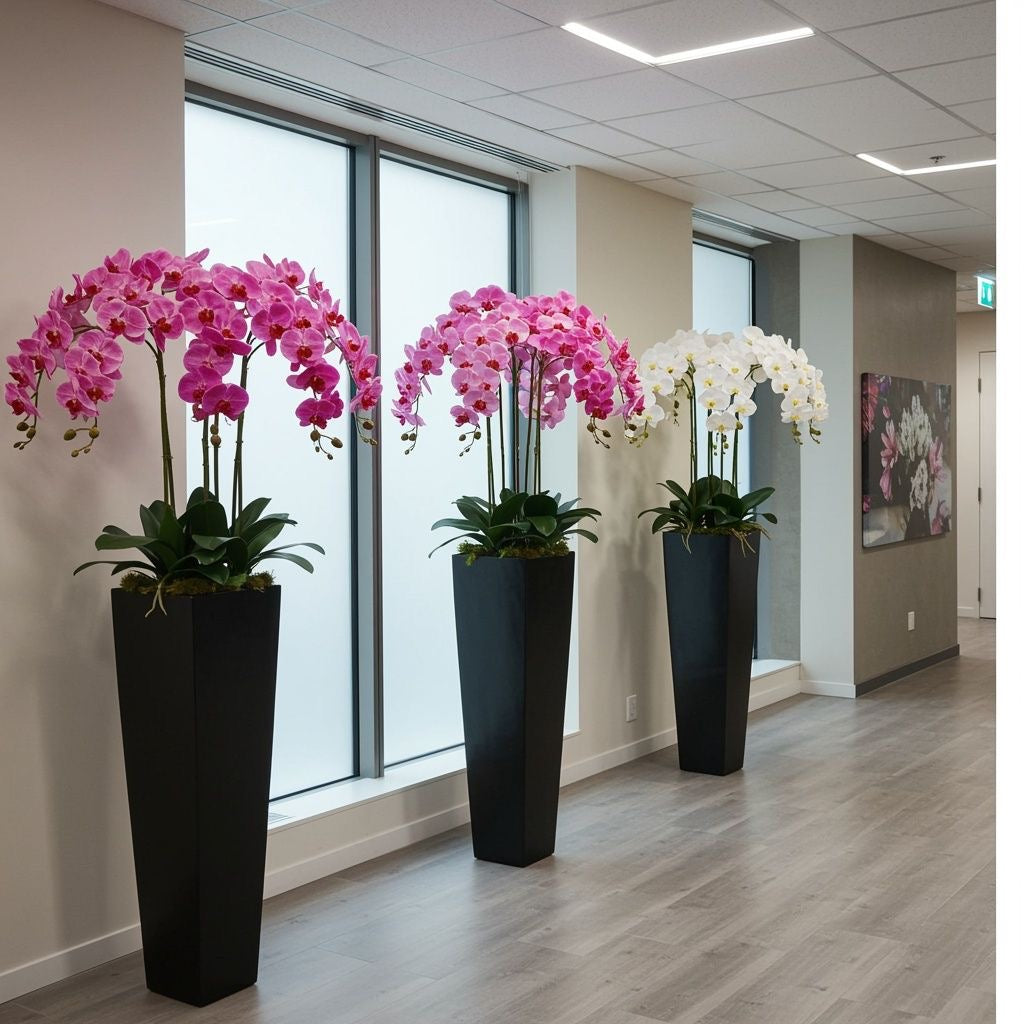 Hallway Phalaenopsis Centerpieces