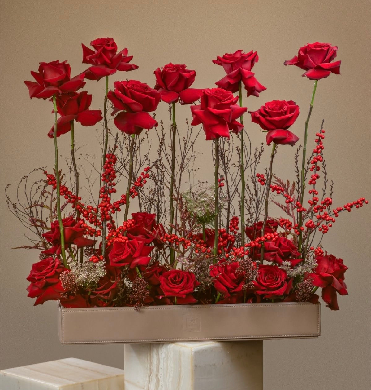 Red Roses Centerpiece