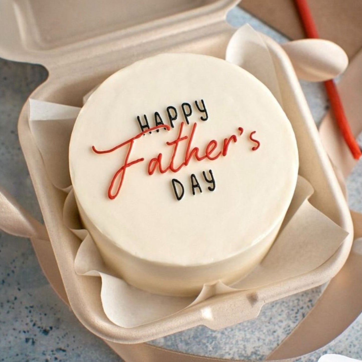 Happy Father's Day Bento Cake