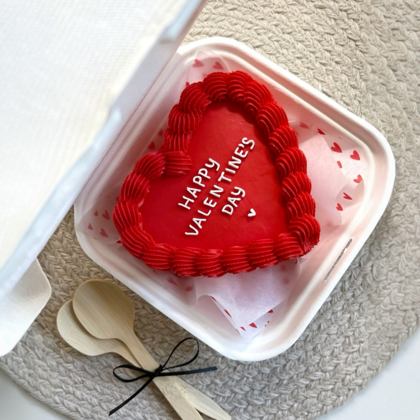 Heart Valentine Cake