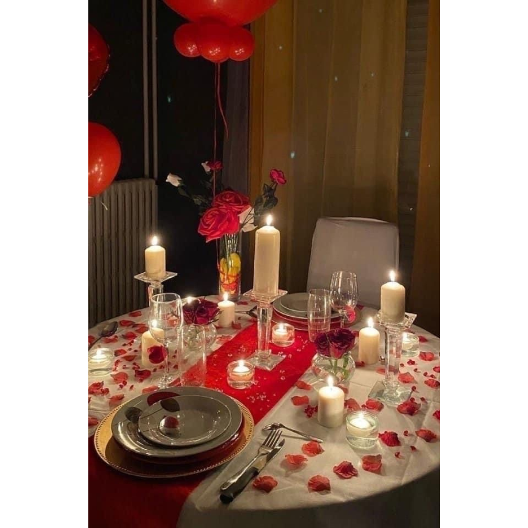 Romantic Dinner Setup