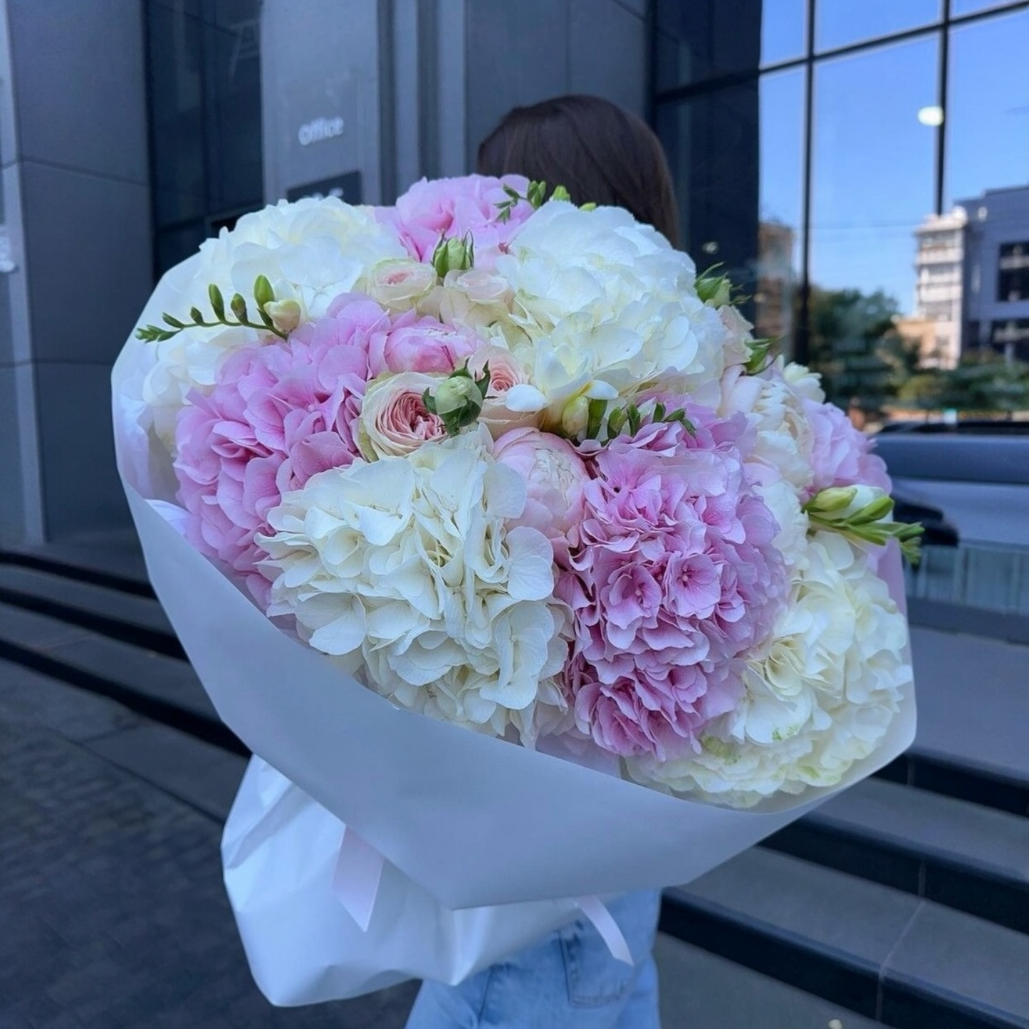 Pastel Elegance Hydrangea Bouquet