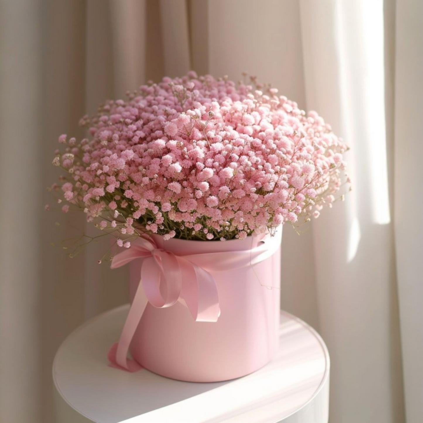 Pink Baby’s Breath Bliss Box