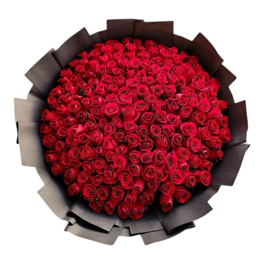 200 Red Roses Bouquet