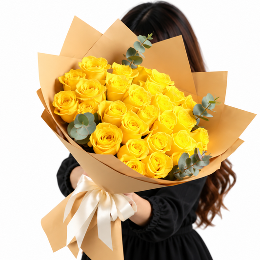 30 Yellow Roses Bouquet