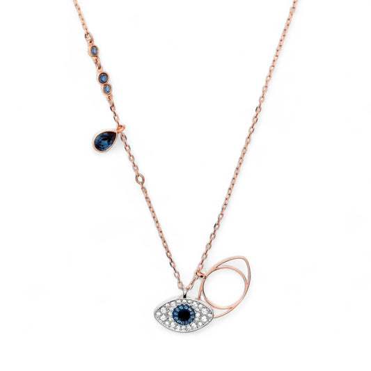 Swarovski Infinity Necklace in Mixed-plated Metal