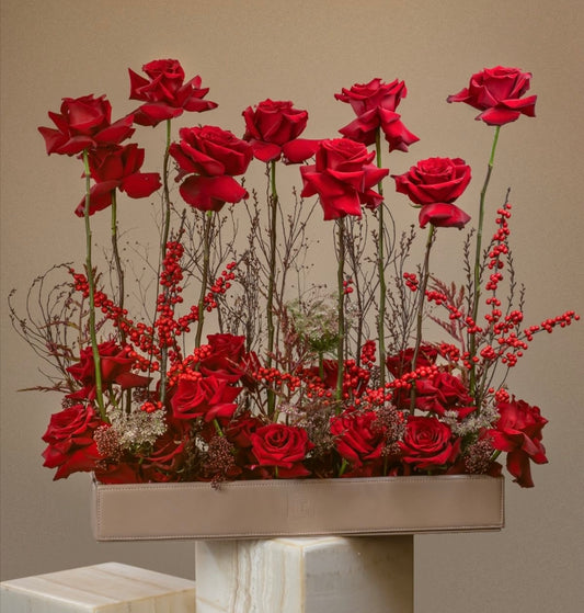 Red Roses Centerpiece