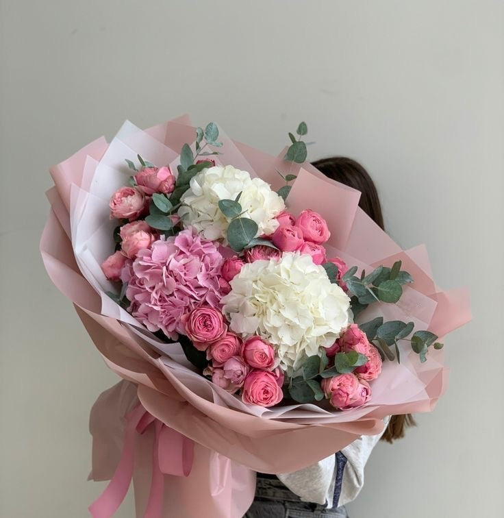 Blush Garden Hydrangea Bouquet