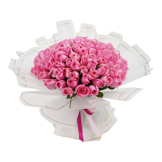 Blush Majesty- 101 Roses