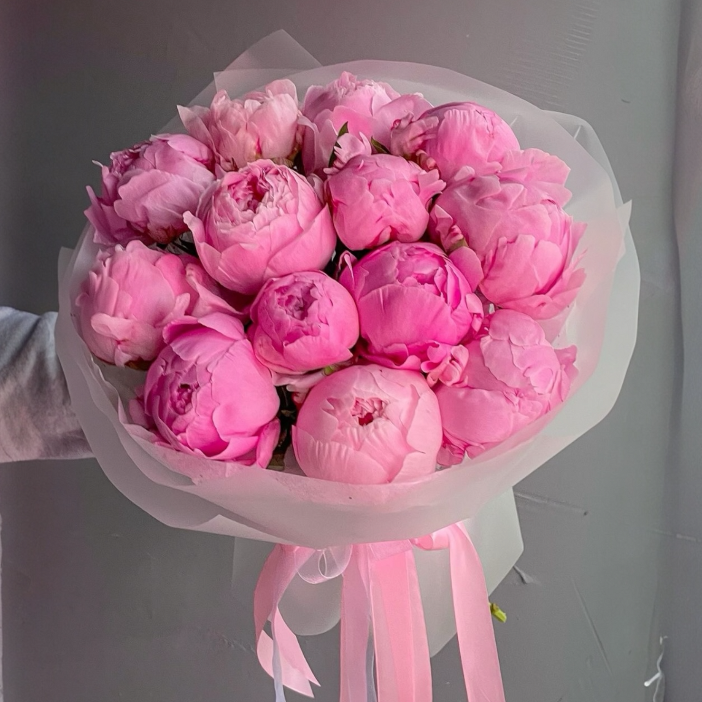 Classic Pink Peony Bouquet
