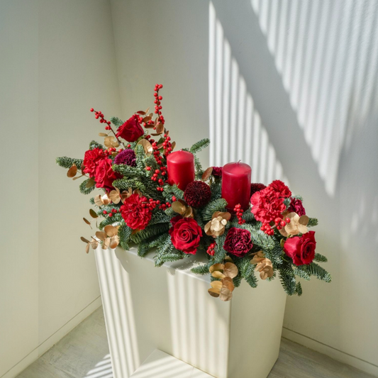 Festive Glow Centerpiece