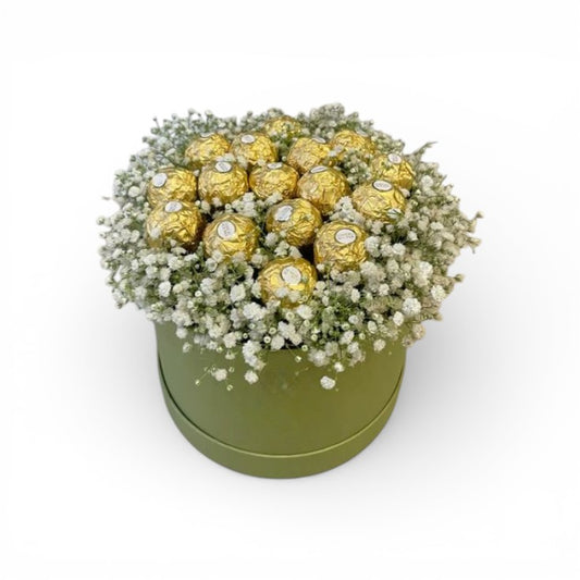 Golden Gypsophila Eid Box