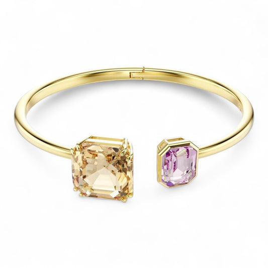 Swarovski Millenia Crystal Bangle in Gold-tone Metal