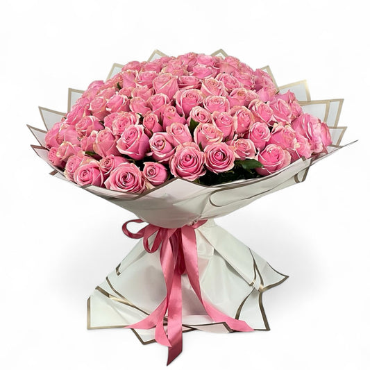 101 Pink Rose Bouquet