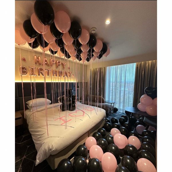 Bedroom Birthday Decor - Vianya Florals 