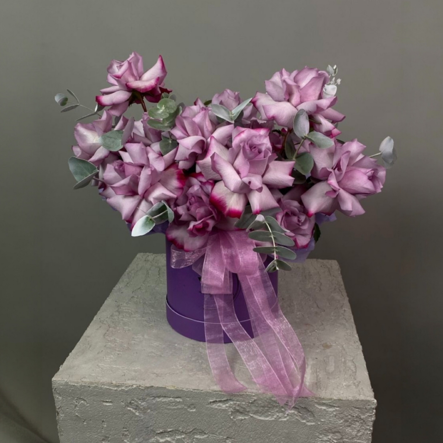 Lavender Whisper Rose Box