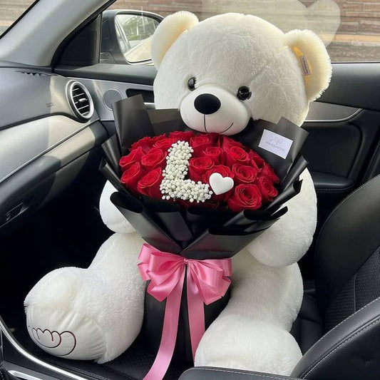 Love Initial Teddy Bouquet