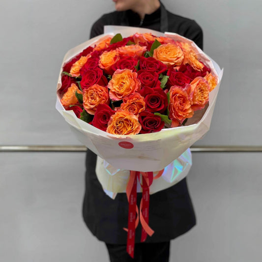 Passion Blaze Rose Bouquet