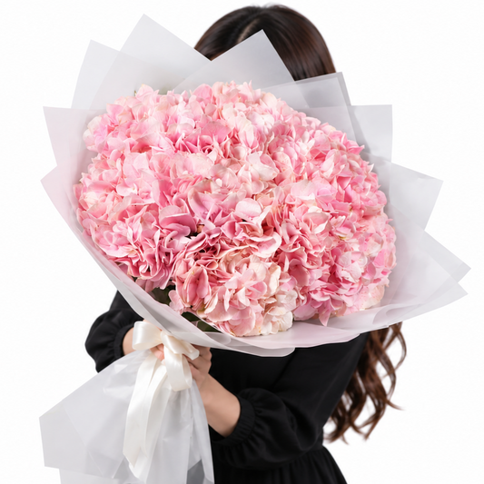 Pink Cloud Hydrangea Bouquet