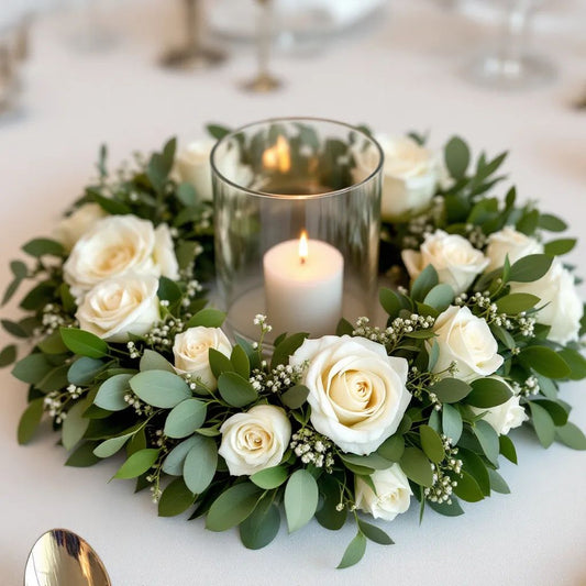 Ramadan Garden Candle Centerpiece