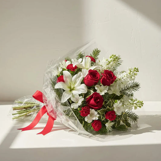 Red & White Christmas Bouquet