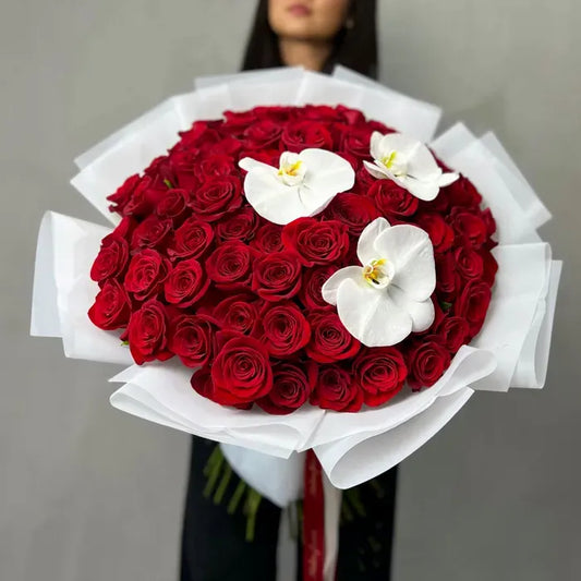 Scarlet Orchid Grande Bouquet