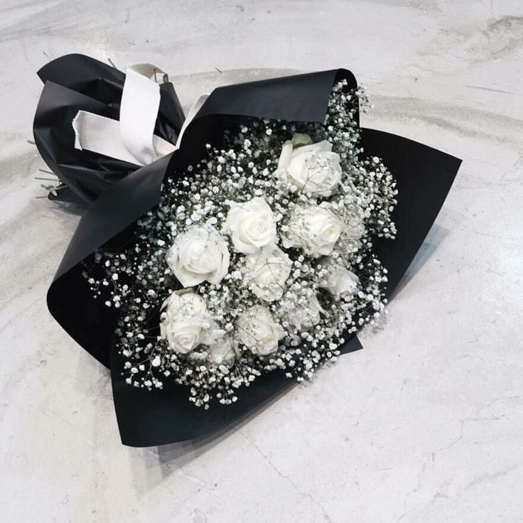 Snowfall Roses Bouquet
