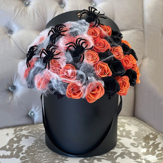 Spooky Elegance Rose Hatbox