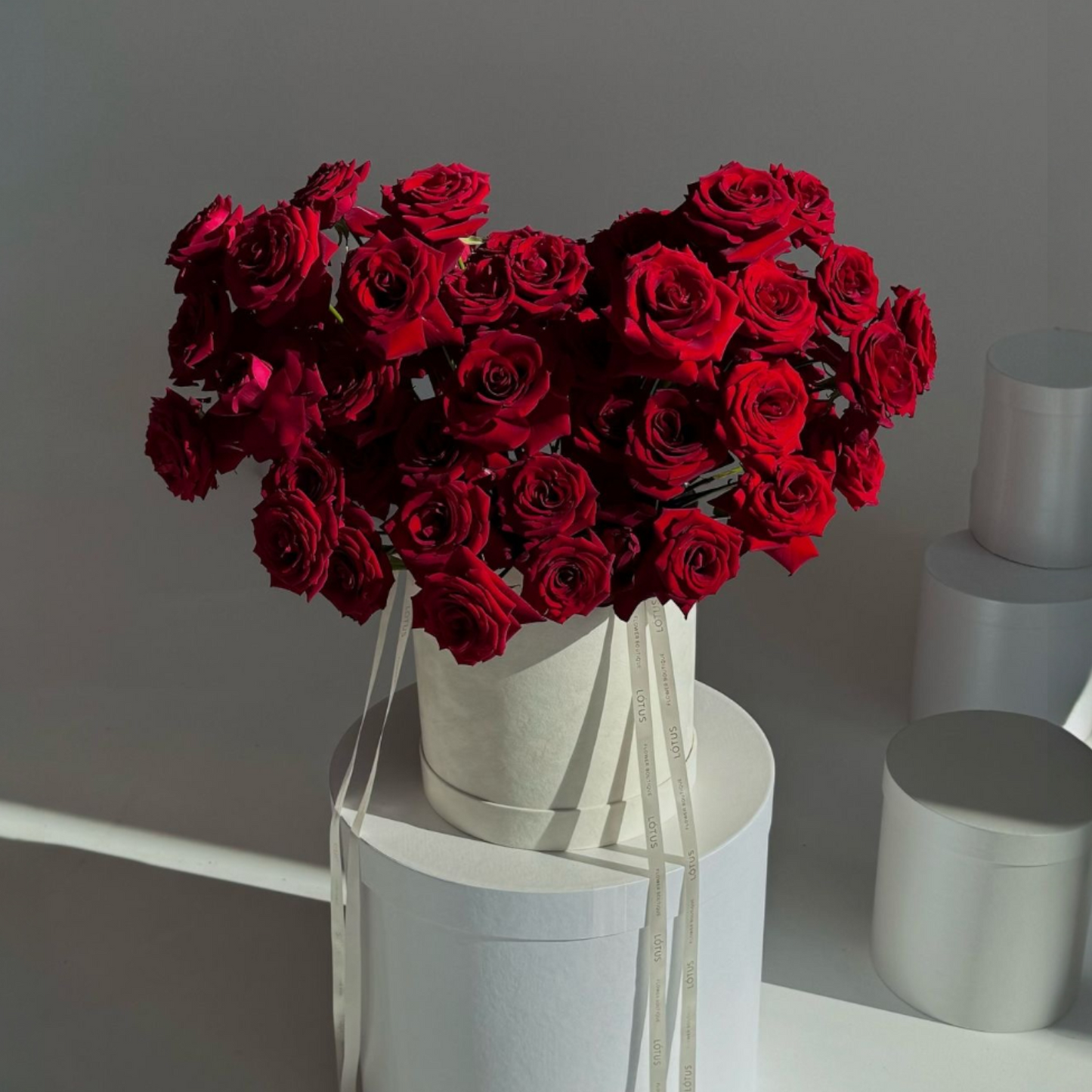 Velvet Crimson Rose Box