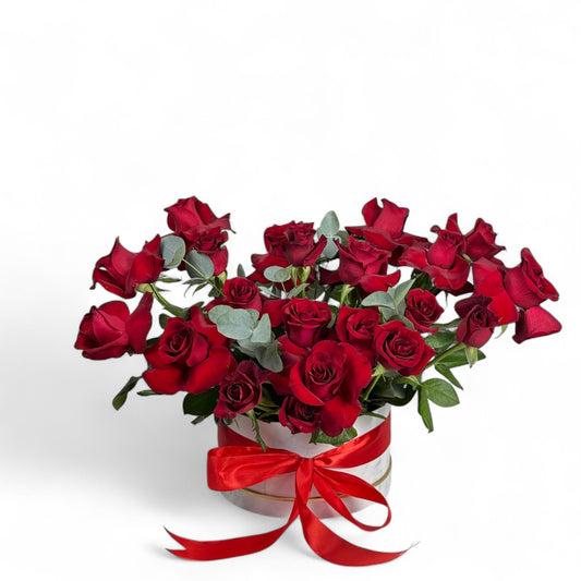 25 Red Roses Box