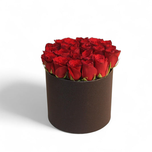 Petite Red Rose Hatbox