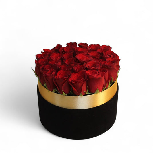 Red Rose Hatbox