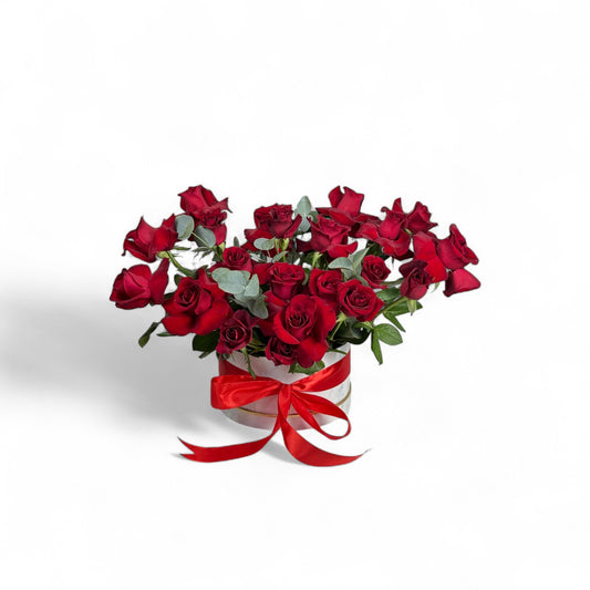 25 Red Hatbox